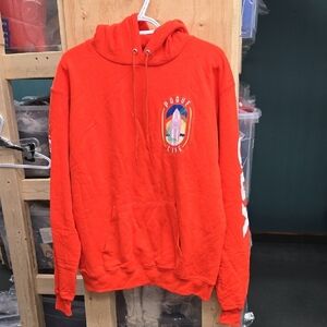 Champion Size M Orange Pogue Life Hoodie